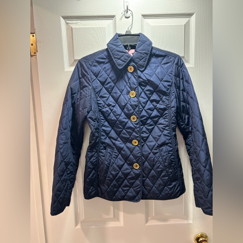 Lilly Pulitzer Navy Quilted Women's Jacket